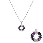 Eight Hearts Blossom Necklace - silvermark